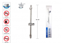 SLINE SUS304 STAINLESS STEEL SHOWER HEAD RISER BRACKET/ ADJUSTABLE RISER SLIDE RAIL 00902T (V) SLINE SUS304 STAINLESS STEEL SHOWER HEAD RISER BRACKET/ ADJUSTABLE RISER SLIDE RAIL 00902T (V)