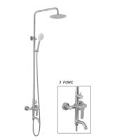 SLINE SH3-005 3-FUNCTION SUS 304 STAINLESS STEEL RAIN SHOWER SET - 00902A (V) SLINE SH3-005 3-FUNCTION SUS 304 STAINLESS STEEL RAIN SHOWER SET - 00902A (V)