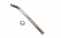 SLINE STAINLESS STEEL SHOWER ARM (30cm 45°) - 00561J (V) SLINE STAINLESS STEEL SHOWER ARM (30cm 45°) - 00561J (V)