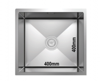 SLINE SUS304 4545 UNDER-MOUNT SQUARE SINGLE BOWL (BODY 1.0MM ~ EDGE 3.0MM) - 00600H (V) SLINE SUS304 4545 UNDER-MOUNT SQUARE SINGLE BOWL (BODY 1.0MM ~ EDGE 3.0MM) - 00600H (V)