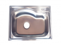 SLINE 5843# 0.8MM STAINLESS STEEL SINGLE BOWL - 00530QA (V) SLINE 5843# 0.8MM STAINLESS STEEL SINGLE BOWL - 00530QA (V)