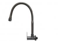 SLINE FX1113GC SUS304 GUNMETAL GREY FLEXIBLE WALL SINK TAP FAUCET - 00926G (V) SLINE FX1113GC SUS304 GUNMETAL GREY FLEXIBLE WALL SINK TAP FAUCET - 00926G (V)