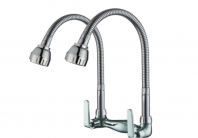 SLINE TW-FX2-1113NT TWO FLEXIBLE WALL SINK TAP - 00919Q (V) SLINE TW-FX2-1113NT TWO FLEXIBLE WALL SINK TAP - 00919Q (V)