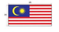MSIA-2197 - FLAG OF MALAYSIA (COTTON) 3 x 6FT