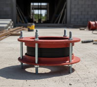 6'' X 1FT (180.0MM HDPE PIPE) V.J COUPLING C/W RING