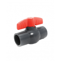 1 1/4" PVC HANDLE BALL VALVE (SOCKET END)