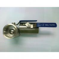 2" S/STEEL 304 HANDLE BALL VALVE (POLISHED)
