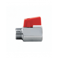 3/4" BRASS MINI BALL VALVE (MALE & FEMALE THREAD)