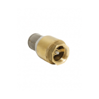 3/8" BRASS SPRING FOOT VALVE