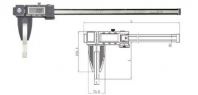 DIGITAL CARBON FIBRE CALIPER - 2241-600W