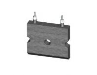 HOT PLATE WITH CAST-IN TUBULAR ELEMENT
