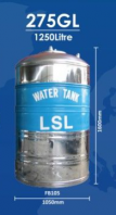 STAINLESS STEEL WATER TANK - FB105