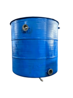 CUSTOM FRP CYLINDRICAL VESSEL TANK