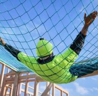 FIRE RETARDANT SAFETY NET - HDPE