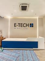 3D Reception Counter Signage Malaysia | Indoor Backlit Wall Decor Company Logo Signboard | Manufacturer Supplier Installer | Shah Alam Klang Valley