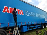 Truck Container Canvas Logo Painting Service | Solemn | Shah Alam Klang Valley KL