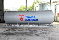 Tenaga Nasional Diesel Tank Logo Malaysia | Skid Tank Logo Painting | Mutiara | Shah Alam Klang Valley KL