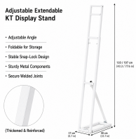 Adjustable Extendable KT Display Stand Malayisa | Iron Standee | Supplier | Klang Valley KL