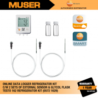 Testo 162 Refrigerator Kit - Kit for Monitoring the Temperature in Refrigerators | Testo by Muser