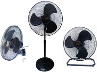 MINLITE 20 3 ALUMINIUM BLACK BLADE INDUSTRIAL FAN