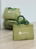 Matcha Green Non Woven Bag with 1 Side Silkscreen Logo