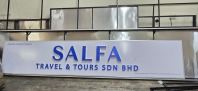 Salfa Travel & Tours Sdn Bhd - (3D Aluminium Edgeless Box Up + LED Frontlit)