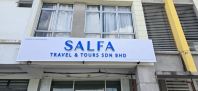 Salfa Travel & Tours Sdn Bhd - (3D Aluminium Edgeless Box Up + LED Frontlit)