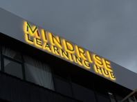 Mindrise Learning Hub - 3D BOX UP LETTERING BILLBOARD