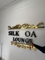 3D Stainless Steel Gold - Led Backlit