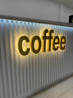 3D Stainless Steel Gold - Led Backlit