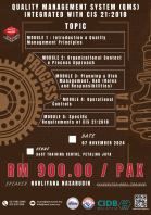 QUALITY MANAGEMENT SYSTEM (QMS) INTEGRATED WITH CIS 21:2018
