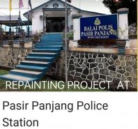 #Repainting Project at Balai Polisstation Pasir Panjang PorTDickson#���������,�������Ṥ��