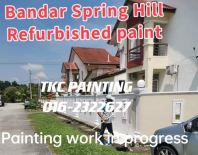 #Repainting project #Bandar Spring Hill.