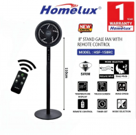 Homelux 8" Stand Fan With Remote Control / Living Fan HSF-158RC Kipas Kawanlan Jauh վ��ʽ���ȼ���