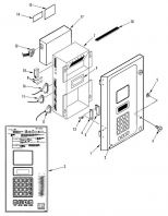 247E1 CONTROL BOX DOOR (mP3000-A w/ RMM)