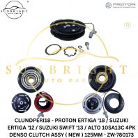PROTON ERTIGA '18 / SUZUKI ERTIGA '12 / SUZUKI SWIFT '13 / ALTO 10SA13C 4PK DENSO CLUTCH ASSY ( NEW ) 125MM - ZW-780173