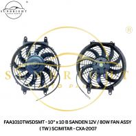 FAA1010TWSDSMT - 10" x 10 B SANDEN 12V / 80W FAN ASSY ( TW ) SCIMITAR - CXA-2007
