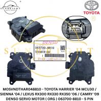 TOYOTA HARRIER '04 MCU30 / SIENNA '04 / LEXUS RX300 RX330 RX350 '06 / CAMRY '09 DENSO SERVO MOTOR ( ORG ) 063700-8810 - 5 PIN