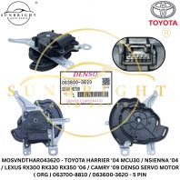 TOYOTA HARRIER '04 MCU30 / SIENNA '04 / LEXUS RX300 RX330 RX350 '06 / CAMRY '09 DENSO SERVO MOTOR ( ORG ) 063700-8810 / 063600-3620 - 5 PIN