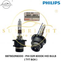 PHI D2R 8000K HID BULB ( TYT BOX )