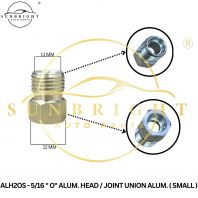 ALH2OS - 5/16 " O" ALUM. HEAD / JOINT UNION ALUM. ( SMALL )