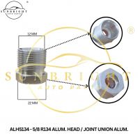 ALH5134 - 5/8 R134 ALUM. HEAD / JOINT UNION ALUM.