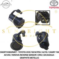 SNSRTV08GRMET - TOYOTA VIOS '08 NCP93 / ALTIS / CAMRY '08 ACV40 / INNOVA REVERSE SENSOR ( ORG ) 10CA0211A - GRAPHITE METELLIC