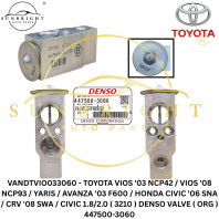 TOYOTA VIOS '03 NCP42 / VIOS '08 NCP93 / YARIS / AVANZA '03 F600 / HONDA CIVIC '06 SNA / CRV '08 SWA / CIVIC 1.8/2.0 ( 3210 ) DENSO VALVE ( ORG ) 447500-3060