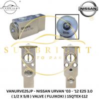 NISSAN URVAN '03 - '12 E25 3.0 ( 1/2 X 5/8 ) VALVE ( FUJIKOKI ) 15QTEX-112