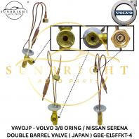VOLVO 3/8 ORING / NISSAN SERENA DOUBLE BARREL VALVE ( JAPAN ) GBE-E15FFKT-4