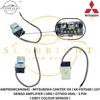 MITSUBISHI CANTER '03 ( KK-FD70AB ) 12V DENSO AMPLIFIER ( ORG ) 077300-2641 - 3 PIN ( GREY COLOUR SENSOR )