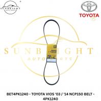 TOYOTA VIOS '03 / '14 NCP150 BELT - 4PK1240