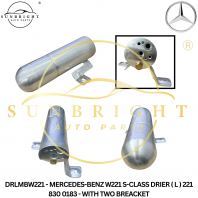 DRLMBW221 - MERCEDES-BENZ W221 S-CLASS DRIER ( L ) 221 830 0183 - WITH TWO BREACKET