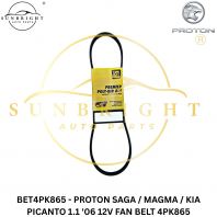 PROTON SAGA / MAGMA / KIA PICANTO 1.1 '06 12V FAN BELT 4PK865